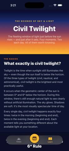 A Civil Twilight App screenshot
