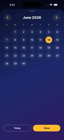 A Civil Twilight App screenshot