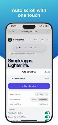 Auto Scroll Plus App skärmdump