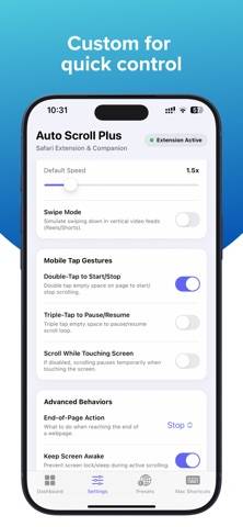 Auto Scroll Plus App skärmdump