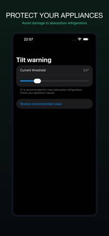 RigSteady: Nivel Autocaravana Captura de pantalla de la aplicación