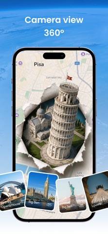 GlobeScope: GPS Map Camera App screenshot