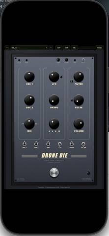 DroneDie: Drone Synthesizer skärmdump