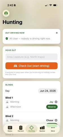 HuntSTX App screenshot