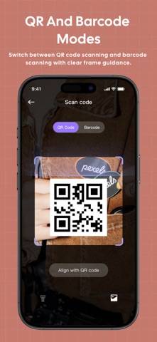 PixelQR Scan Schermata dell'app
