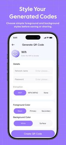 PixelQR Scan Schermata dell'app