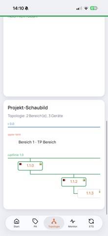 Knx2go App-Screenshot