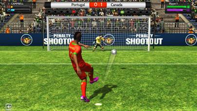 Penalty Shootout World Soccer immagine dello schermo