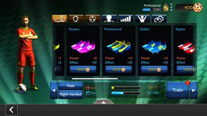 Penalty Shootout World Soccer schermata del gioco