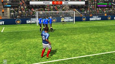 Penalty Shootout World Soccer schermata del gioco