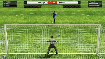 Penalty Shootout World Soccer schermata del gioco