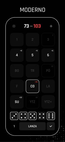 YTZ · Juego de cinco dados