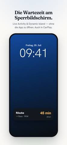 Granica: Live-Wartezeit Grenze Schermata dell'app