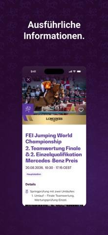FEI World Championships Aachen App-Screenshot
