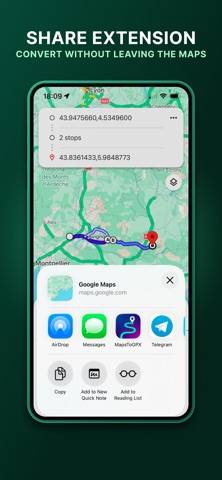 MapsToGPX: Route Planner Schermata dell'app