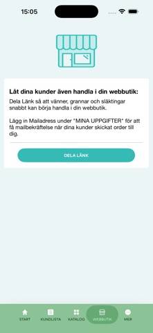 Pandaförsäljningen App skärmdump