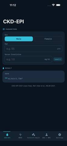 EGFR Lab Schermata dell'app