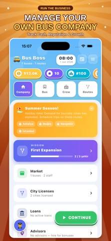 Bus Boss: Transit Empire скриншот игры
