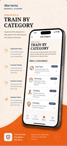 Marietta Baseball Academy App screenshot