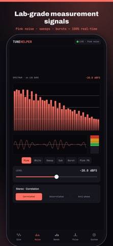 TuneHelper App-Screenshot