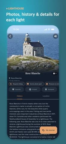 Canadian Lighthouse Guide App screenshot