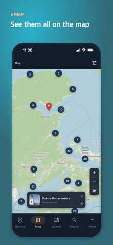 Canadian Lighthouse Guide App screenshot