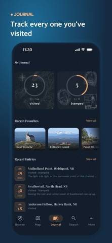 Canadian Lighthouse Guide App screenshot