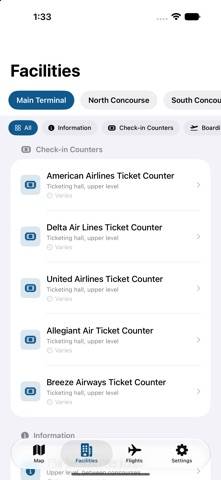Piedmont Triad GSO Airport App screenshot