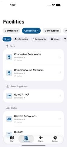 Charleston CHS Airport App screenshot