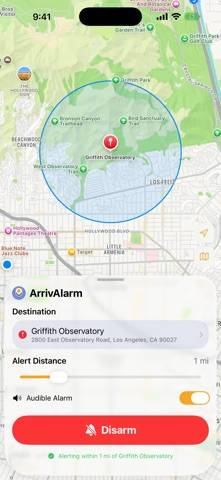 ArrivAlarm screenshot #2