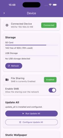 MiSTer Companion App screenshot
