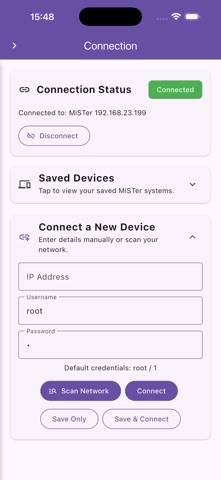 MiSTer Companion App screenshot