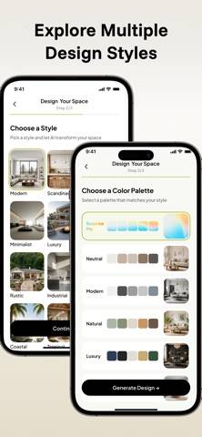 Decorly: AI Home Design Schermata dell'app