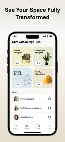 Decorly: AI Home Design Schermata dell'app