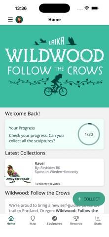 Wildwood: Follow the Crows App screenshot