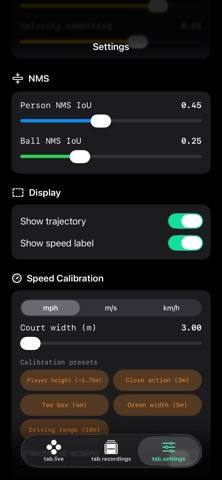 GolfScope AI Golf Shot Tracker App skärmdump