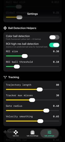GolfScope AI Golf Shot Tracker App skärmdump