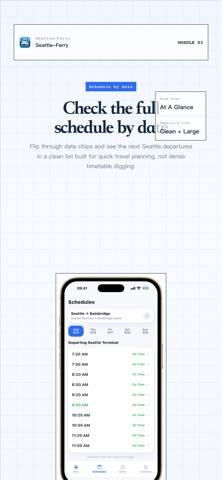 Seattle-Ferry App screenshot