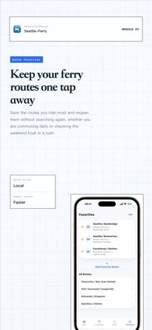 Seattle-Ferry App screenshot