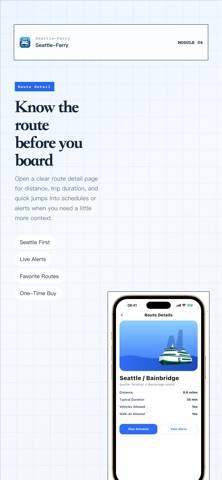 Seattle-Ferry App screenshot