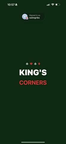 King's Corners Go game screenshot