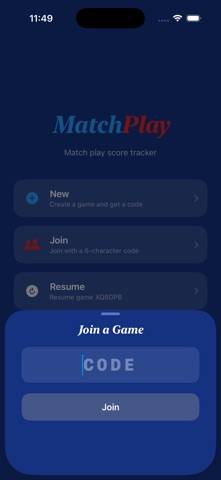 MatchPlay Counter Capture d'écran de l'application