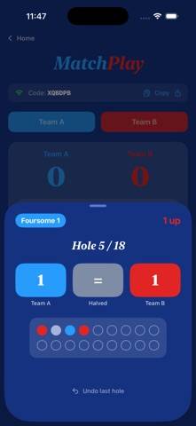 MatchPlay Counter Capture d'écran de l'application