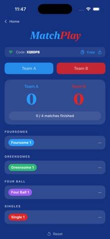 MatchPlay Counter Capture d'écran de l'application