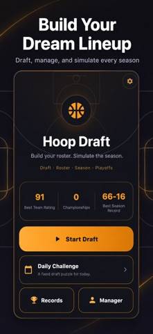 Hoop Draft Manager