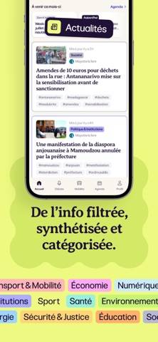 Hachiri : la voix de Mayotte Capture d'écran de l'application