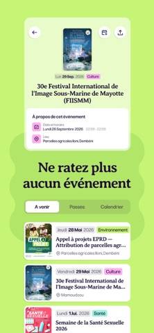 Hachiri : la voix de Mayotte Capture d'écran de l'application