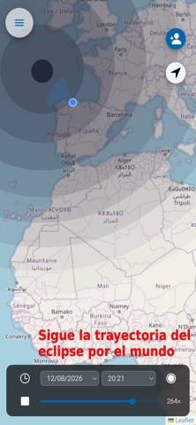 Eclipse 2026 AR Captura de pantalla de la aplicación