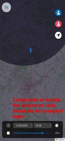 Eclipse 2026 AR Captura de pantalla de la aplicación