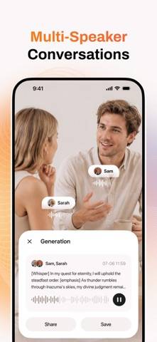 Fish Audio Schermata dell'app